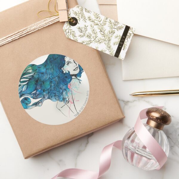 Naturess_Design_5_Classic_Round_Sticker_5 Naturess Design 5 Classic Round Sticker