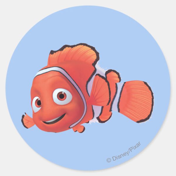 Nemo_3_classic_round_sticker_1 Nemo 3 Classic Round Sticker