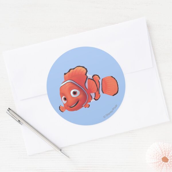 Nemo_3_classic_round_sticker_3 Nemo 3 Classic Round Sticker