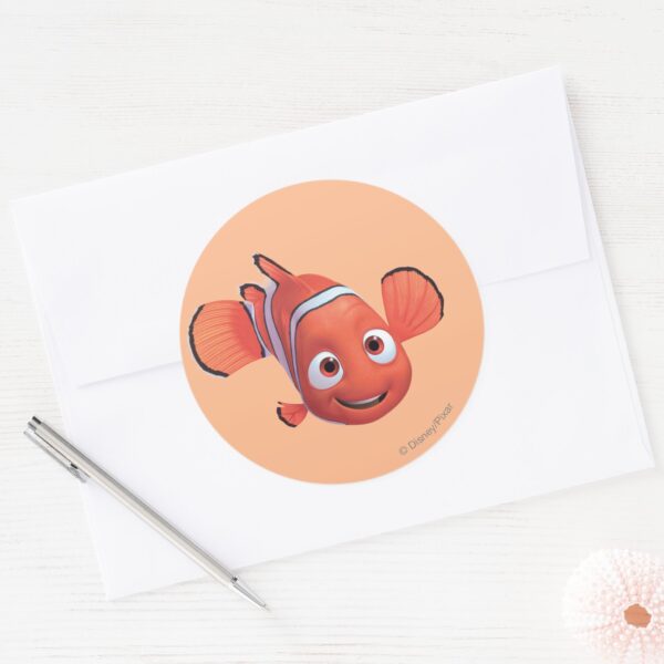 Nemo_4_classic_round_sticker_3 Nemo 4 Classic Round Sticker