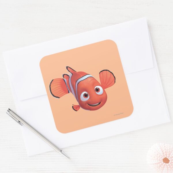 Nemo_4_square_sticker_3 Nemo 4 Square Sticker