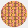 Nemo_Retro_Pattern_Classic_Round_Sticker_1 Nemo Retro Pattern Classic Round Sticker