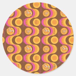 Nemo Retro Pattern Classic Round Sticker