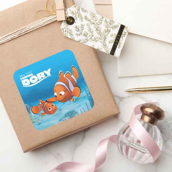 Nemo_&_Marlin_Square_Sticker_5 Nemo Marlin Square Sticker