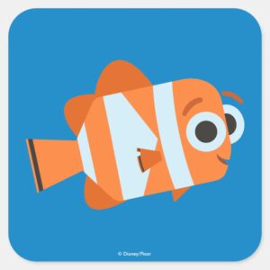 Nemo Chart Your Own Adventure Square Sticker