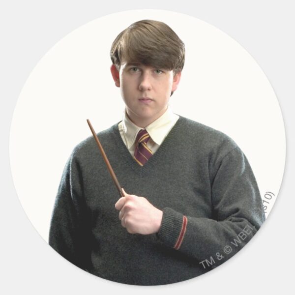 Neville_Longbottom_Crossed_Arms_Classic_Round_Sticker_1 Neville Longbottom Crossed Arms Classic Round Sticker