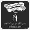 Nightmare_Before_Christmas_-_Wedding_Square_Sticker_1 Nightmare Before Christmas Wedding Square Sticker