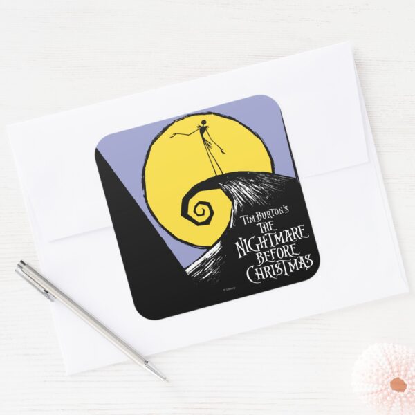 Nightmare Before Christmas Square Sticker