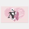 Nightmare_Before_Christmas___Love_You_To_Death_Rectangular_Sticker_1 Nightmare Before Christmas Love You To Death Rectangular Sticker