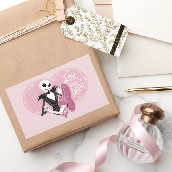 Nightmare_Before_Christmas___Love_You_To_Death_Rectangular_Sticker_5 Nightmare Before Christmas Love You To Death Rectangular Sticker