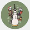 Nightmare_Before_Christmas___Nutcracker_Trio_Classic_Round_Sticker_1 Nightmare Before Christmas Nutcracker Trio Classic Round Sticker