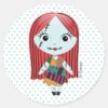 Nightmare_Before_Christmas___Sally_Emoji_Classic_Round_Sticker_2 Nightmare Before Christmas Sally Emoji Classic Round Sticker