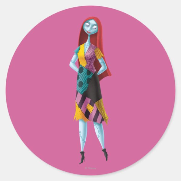 Nightmare_Before_Christmas___Sally_Standing_Classic_Round_Sticker_1 Nightmare Before Christmas Sally Standing Classic Round Sticker