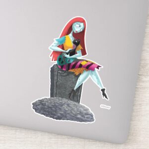 Nightmare Before Christmas Sally Cat Sitting Sticker