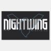 Nightwing_Hi-Tech_Name_Graphic_Rectangular_Sticker_1 Nightwing Hi Tech Name Graphic Rectangular Sticker