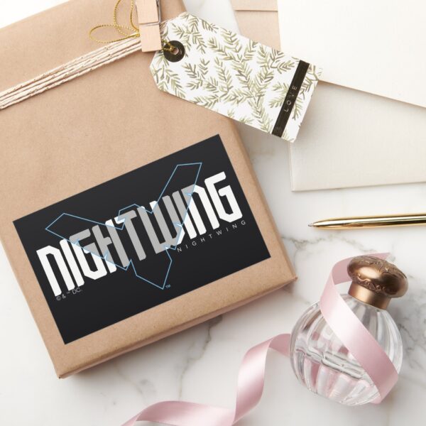 Nightwing_Hi-Tech_Name_Graphic_Rectangular_Sticker_5 Nightwing Hi Tech Name Graphic Rectangular Sticker