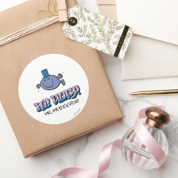 No_Way!_Classic_Round_Sticker_5 No Way Classic Round Sticker