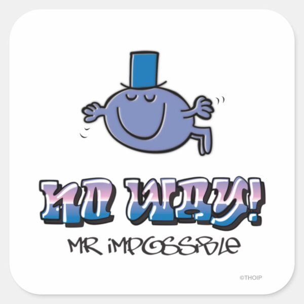 No_Way!_Square_Sticker_1 No Way Square Sticker