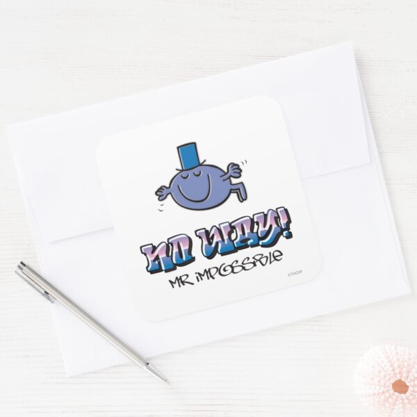 No_Way!_Square_Sticker_3 No Way Square Sticker