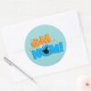 Nom_Nom_Cookie_Classic_Round_Sticker_3 Nom Nom Cookie Classic Round Sticker