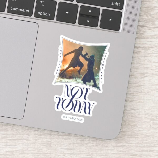 _Not_Today__Arya_Stark_Vs._The_Night_King_Sticker_14 Not Today Arya Stark Vs. The Night King Sticker