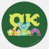 OK_-_Scare_Students_Classic_Round_Sticker_1 OK Scare Students Classic Round Sticker
