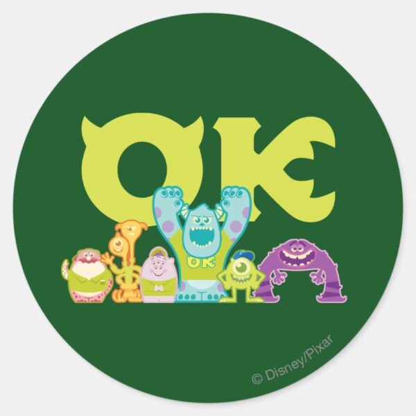 OK_-_Scare_Students_Classic_Round_Sticker_1 OK Scare Students Classic Round Sticker