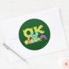 OK_-_Scare_Students_Classic_Round_Sticker_3 OK Scare Students Classic Round Sticker
