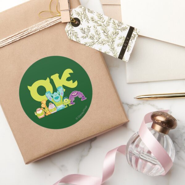 OK_-_Scare_Students_Classic_Round_Sticker_5 OK Scare Students Classic Round Sticker