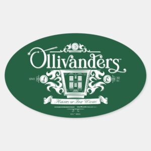 OLIVANDERS™ Makers Of Fine Wands Oval Sticker