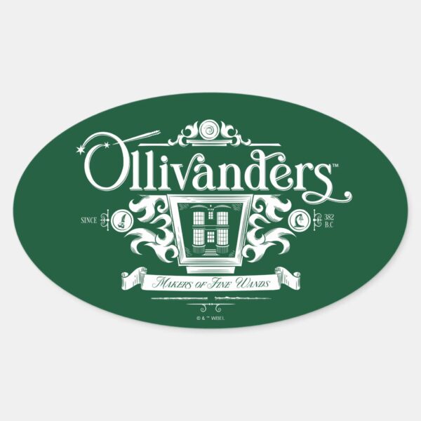 OLIVANDERS™_Makers_of_Fine_Wands_Oval_Sticker_1 OLIVANDERS™ Makers Of Fine Wands Oval Sticker