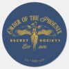ORDER_OF_THE_PHOENIX_Secret_Society_Graphic_Classic_Round_Sticker_1 ORDER OF THE PHOENIX Secret Society Graphic Classic Round Sticker