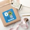 O Is For Oscar The Grouch Add Your Name Square Sticker