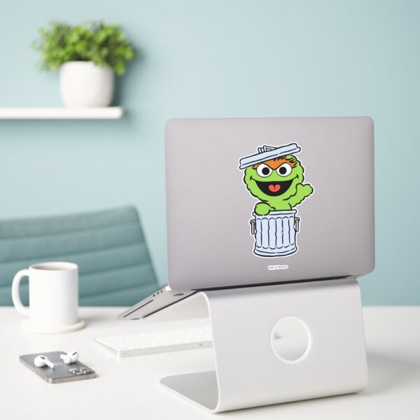 O Is For Oscar The Grouch Add Your Name Sticker