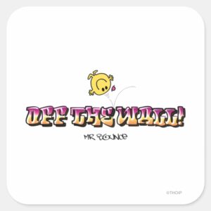 Off The Wall Square Sticker