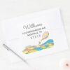 Oh!_The_Places_You'll_Go!_Girl_Birthday_Address_Square_Sticker_3 Oh The Places Youll Go Girl Birthday Address Square Sticker