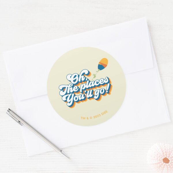 Oh,_The_Places_You'll_Go!_Quote_with_Balloon_Classic_Round_Sticker_3 Oh The Places Youll Go Quote With Balloon Classic Round Sticker