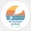 Oh,_The_Places_You'll_Go!_Retro_Sunset_Classic_Round_Sticker_1 Oh The Places Youll Go Retro Sunset Classic Round Sticker