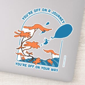 Oh The Places Youll Go Off On A Journey Sticker