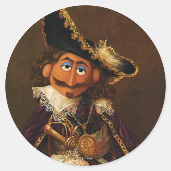 Oil_Painting_Classic_Round_Sticker_1 Oil Painting Classic Round Sticker