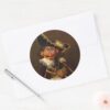 Oil_Painting_Classic_Round_Sticker_3 Oil Painting Classic Round Sticker