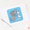 Olaf_Licked_By_Wolf_Square_Sticker_3 Olaf Licked By Wolf Square Sticker