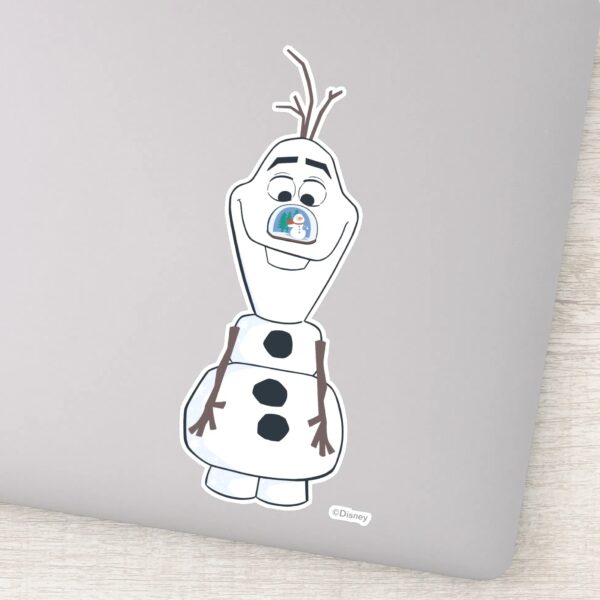 Olaf_With_Snowglobe_Nose_Sticker_1 Olaf With Snowglobe Nose Sticker