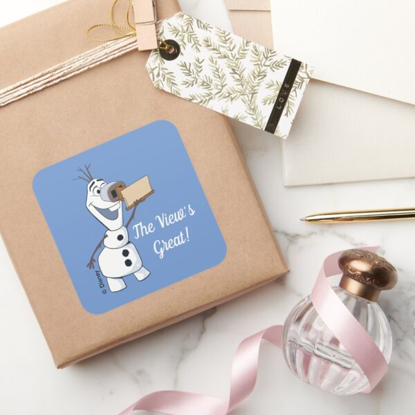Olaf_With_Viewfinder_Nose_Square_Sticker_5 Olaf With Viewfinder Nose Square Sticker