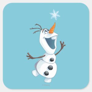 Olaf Blizzard Buddy Square Sticker