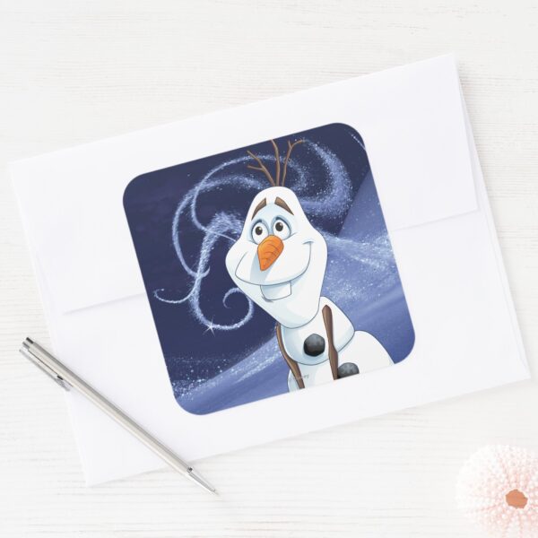 Olaf___Cool_Little_Hero_Square_Sticker_3 Olaf Cool Little Hero Square Sticker