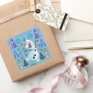 Olaf Snow Magic Square Sticker