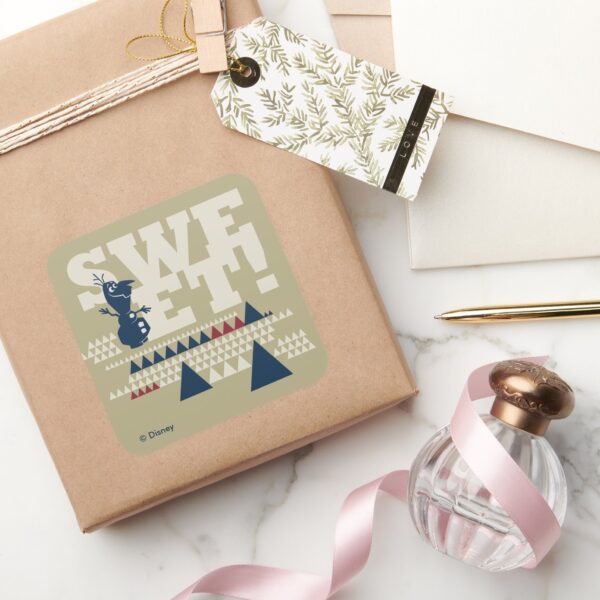 Olaf___Sweet!_Square_Sticker_5 Olaf Sweet Square Sticker