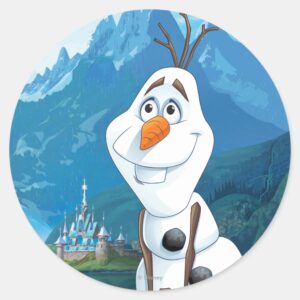 Olaf Today Will Be Perfect Classic Round Sticker