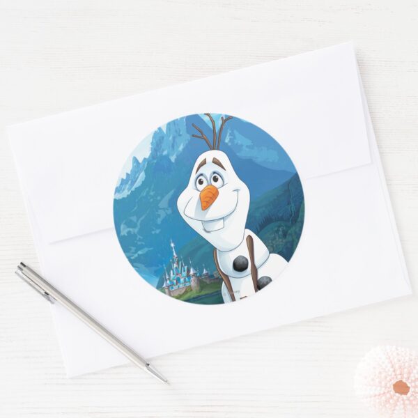 Olaf___Today_Will_be_Perfect_Classic_Round_Sticker_3 Olaf Today Will Be Perfect Classic Round Sticker